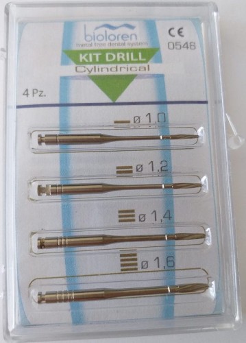 drille bioloren cylindryczne multdental
