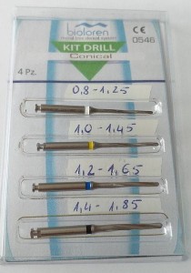 DRILL do wkładów stożkowych 2%